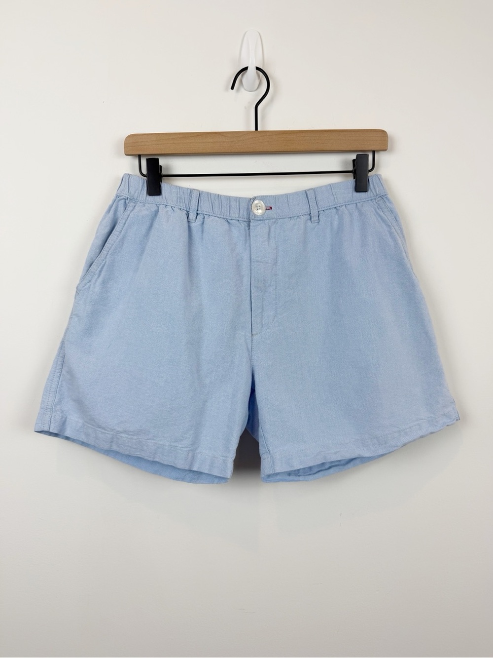 Chubbies Made in USA Cotton Oxford Chambray Blue Shorts